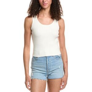 Katiejnyc Womens  Carrie Tank, White